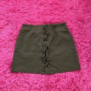 Army Green miniskirt